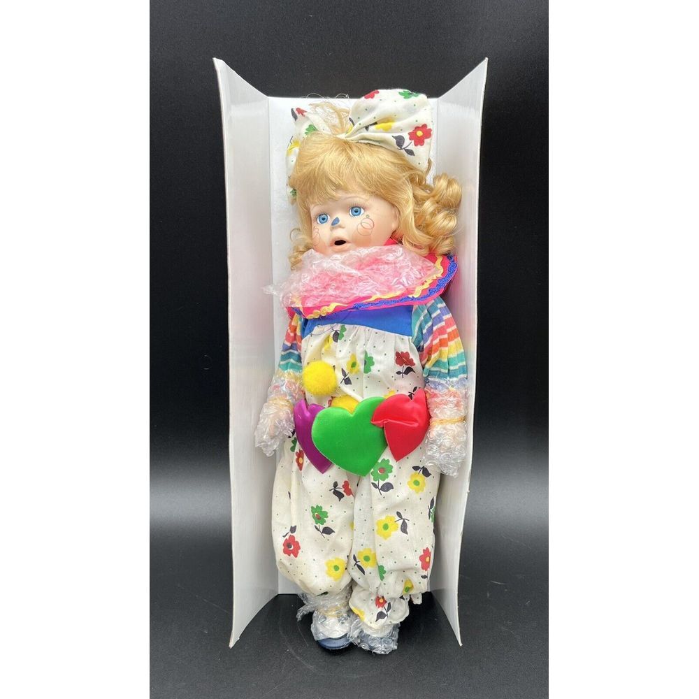 Clown‎ Girl Doll Cheerful 16" Tall